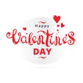 Vector illustration Happy ValentineÃ¢â¬â¢s Day with love